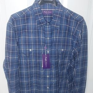 Ralph lauren purple label button down